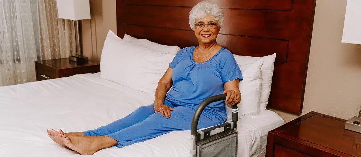 Promoting Safety and Independence with the Lunderg Bed Assist Rail for Seniors