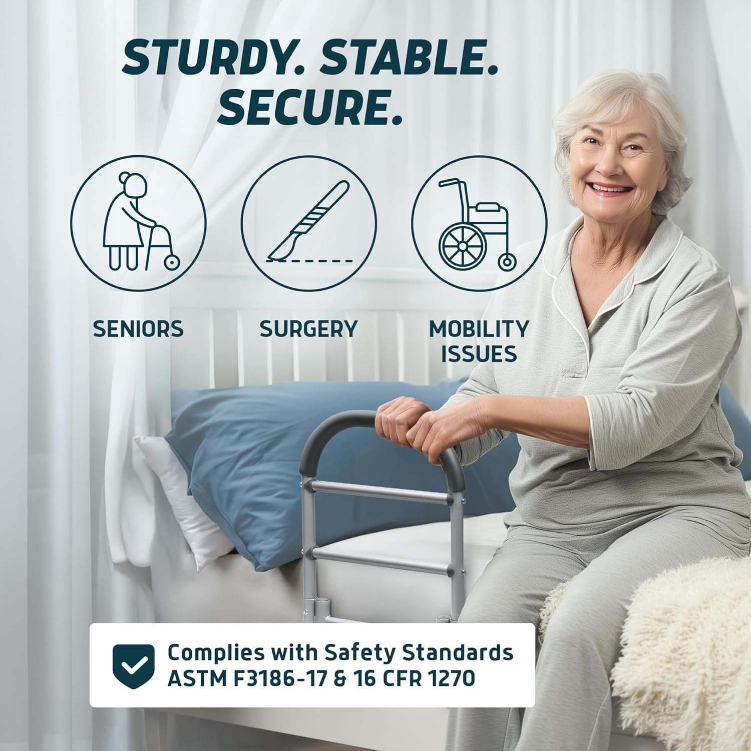 Standard Bed Rails for Seniors