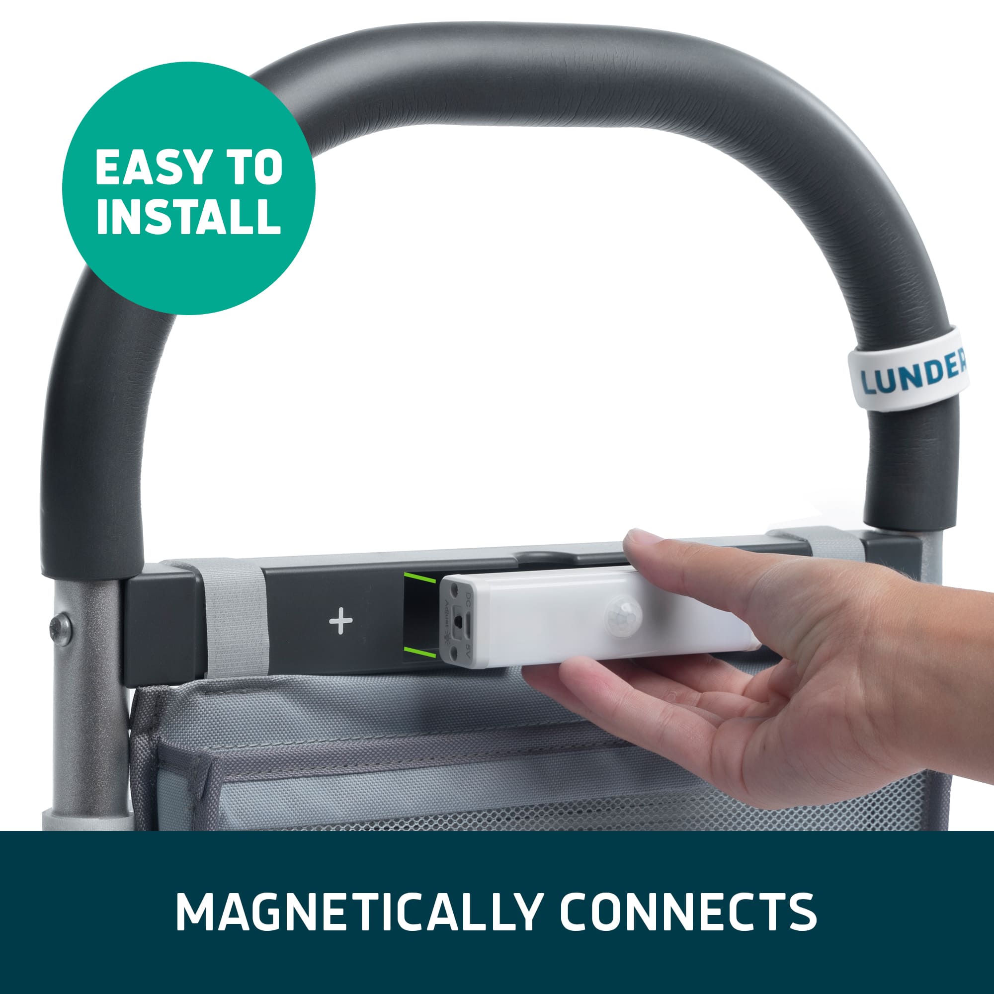 Safety Motion Light for Bed Assist Rails