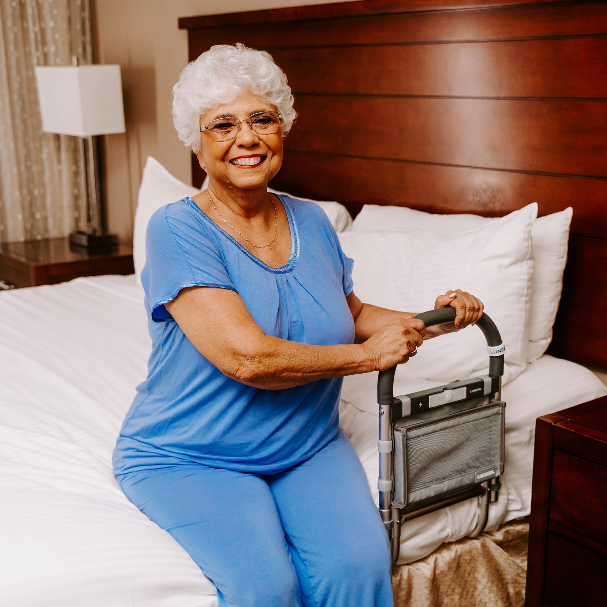 Safety Motion Light for Bed Assist Rails