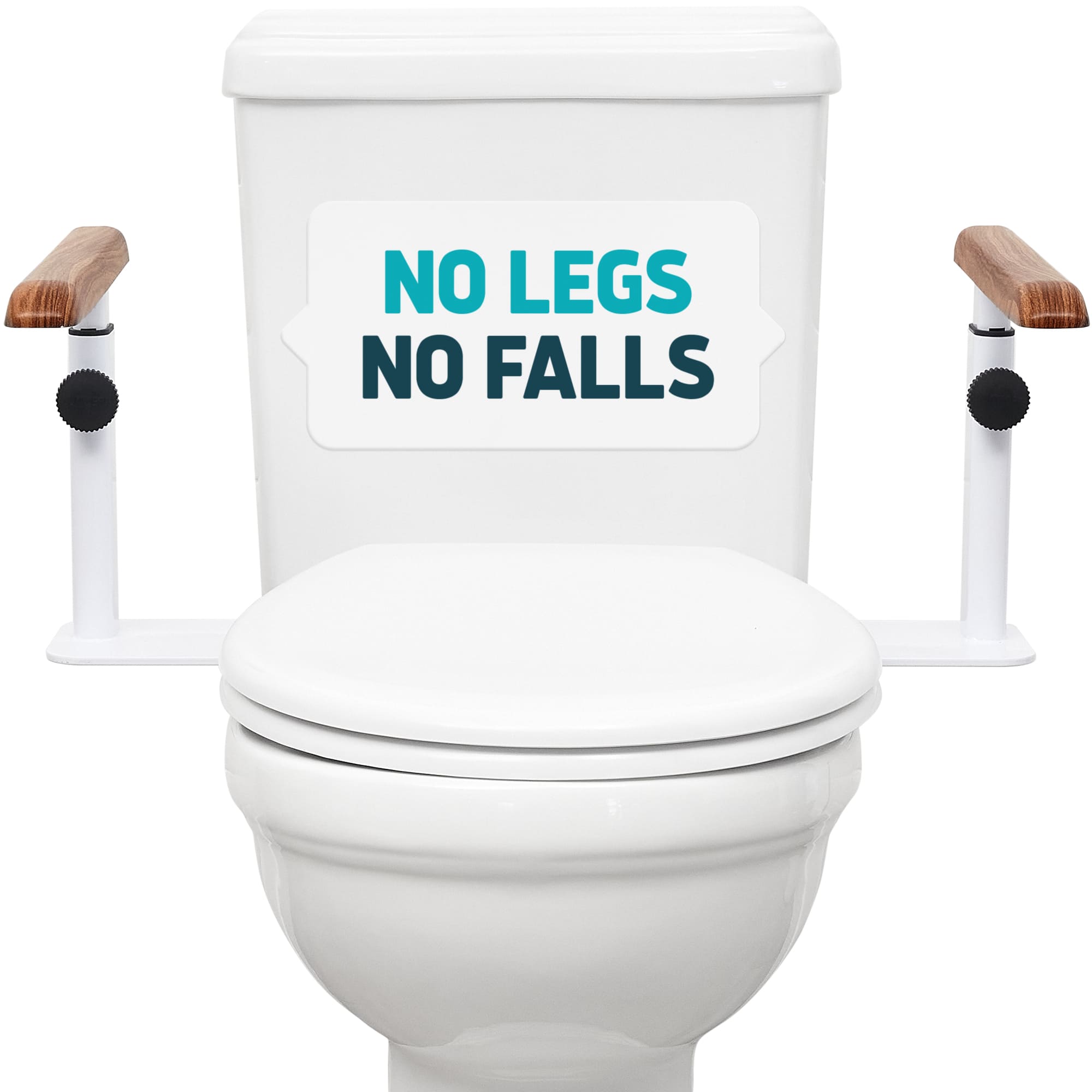 Toilet Safety Rails with Adjustable Height