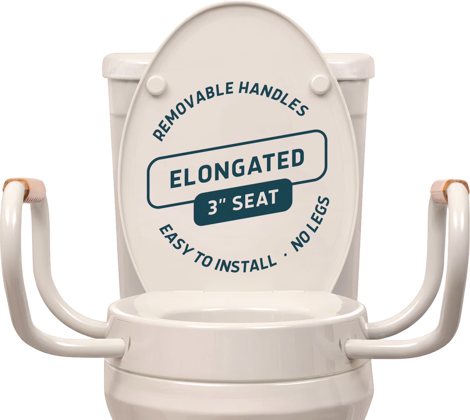 Solva Raised Toilet Seats with Handles