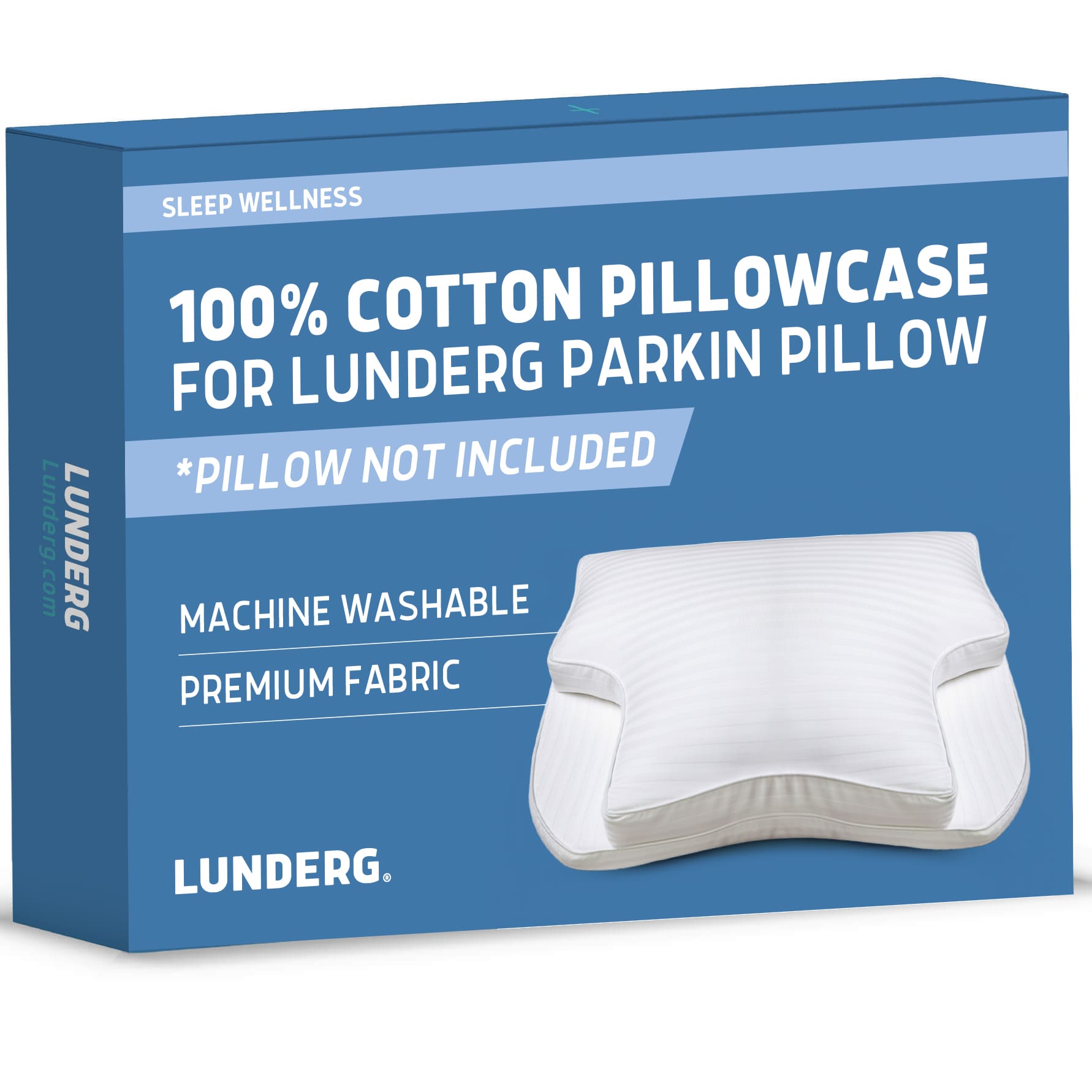 Pillowcase Replacement for Down-Alternative Parking CPAP Pillow