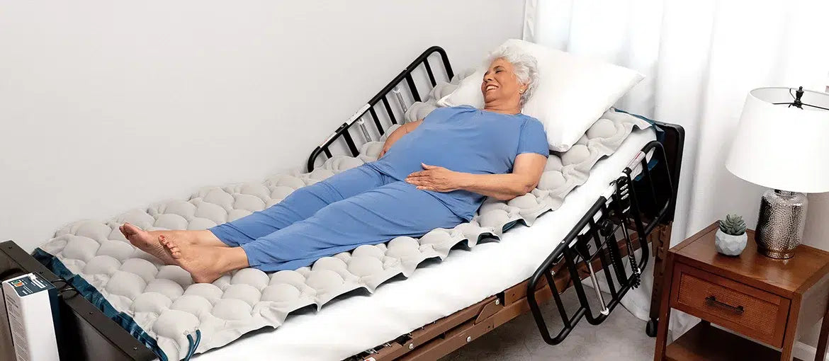 Preventing bedsores with alternating pressure pad