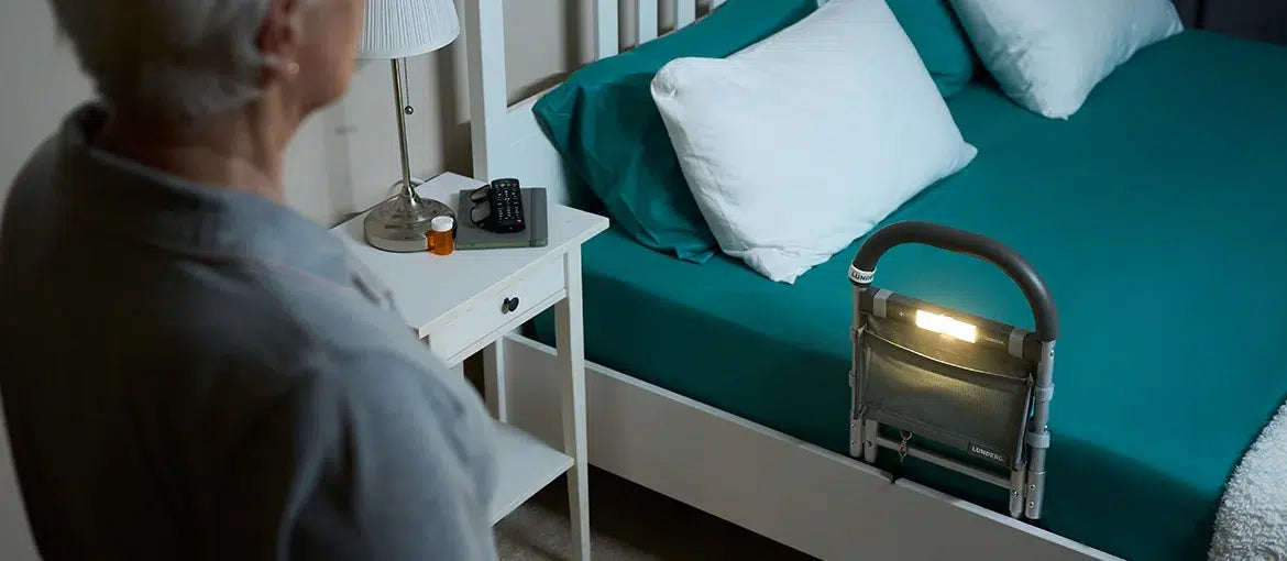 bed rails with Safety Night Light For Elderly