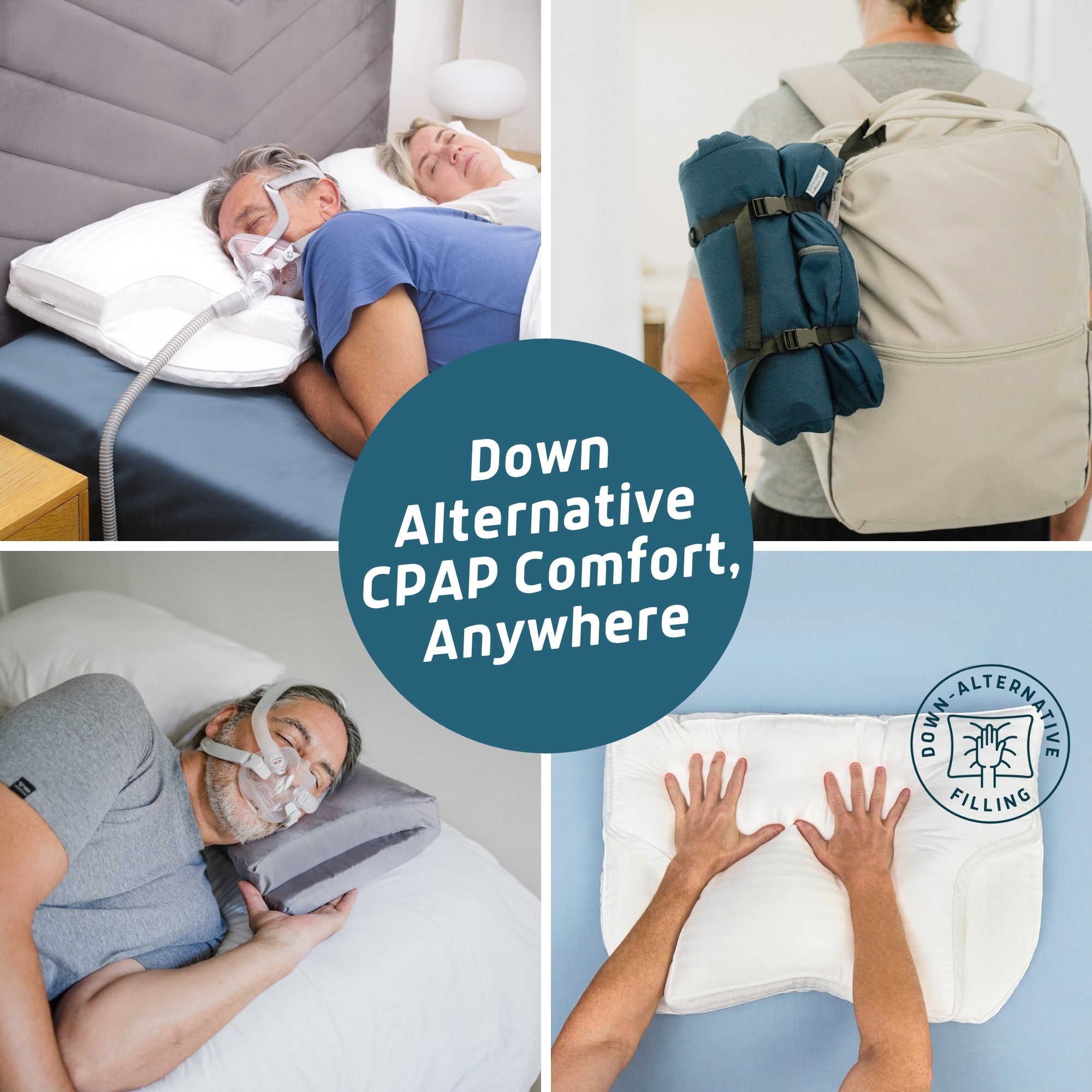 Down Alternative CPAP Pillows Bundle