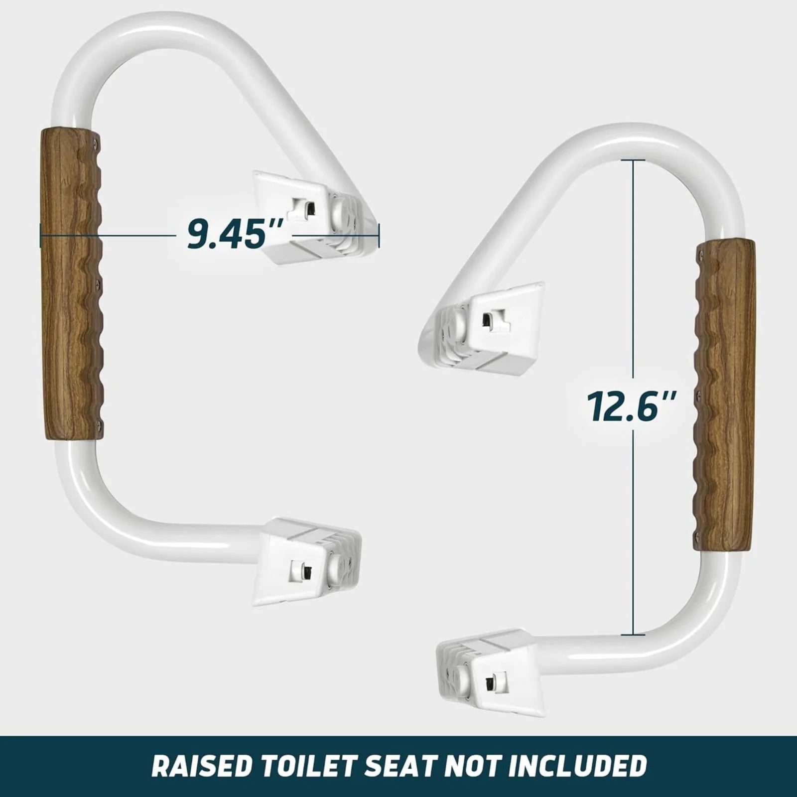 Handrails Replacement for Raised Toilet Seats