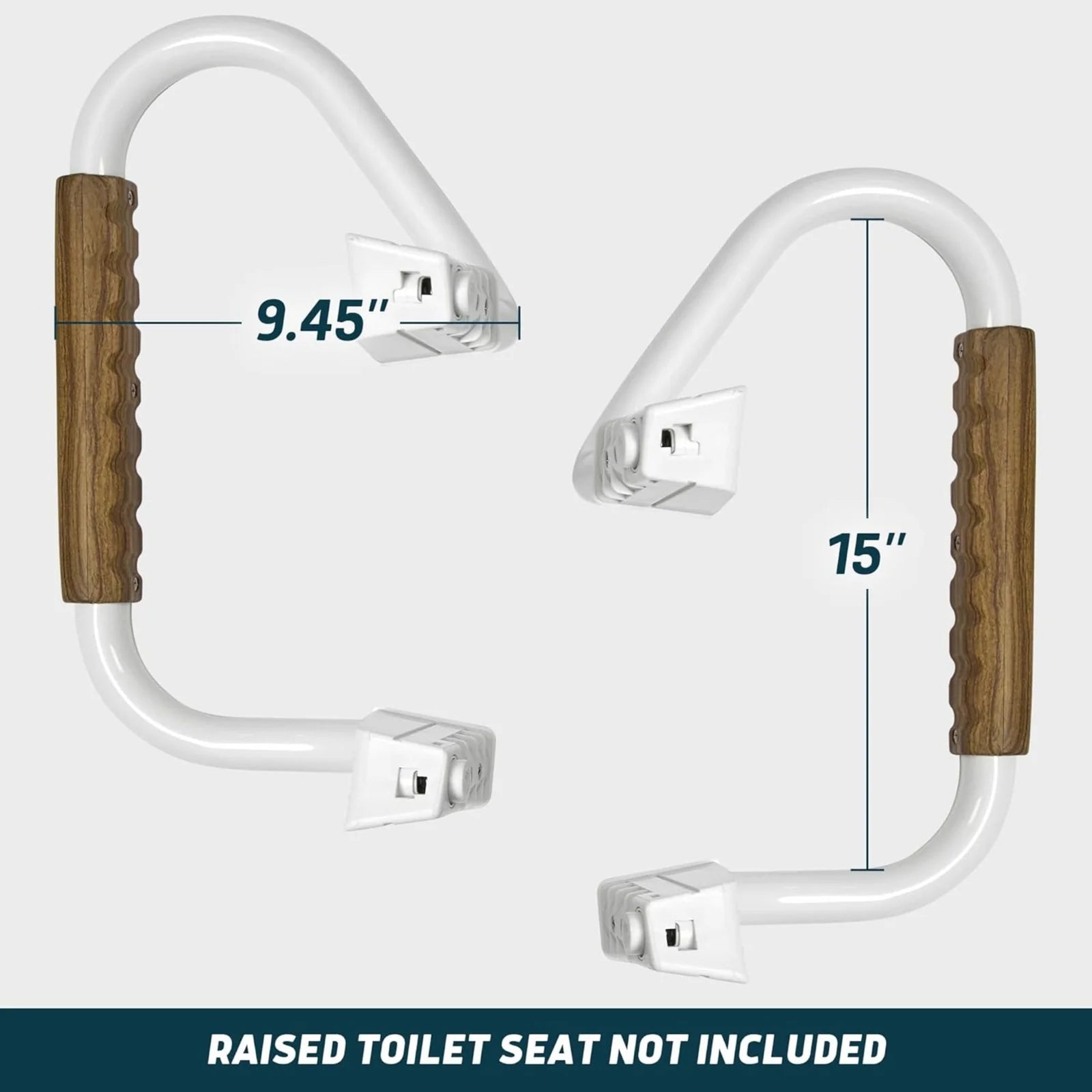 Handrails Replacement for Raised Toilet Seats
