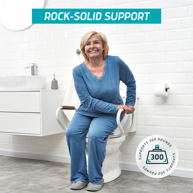 Solva Raised Toilet Seats with Handles