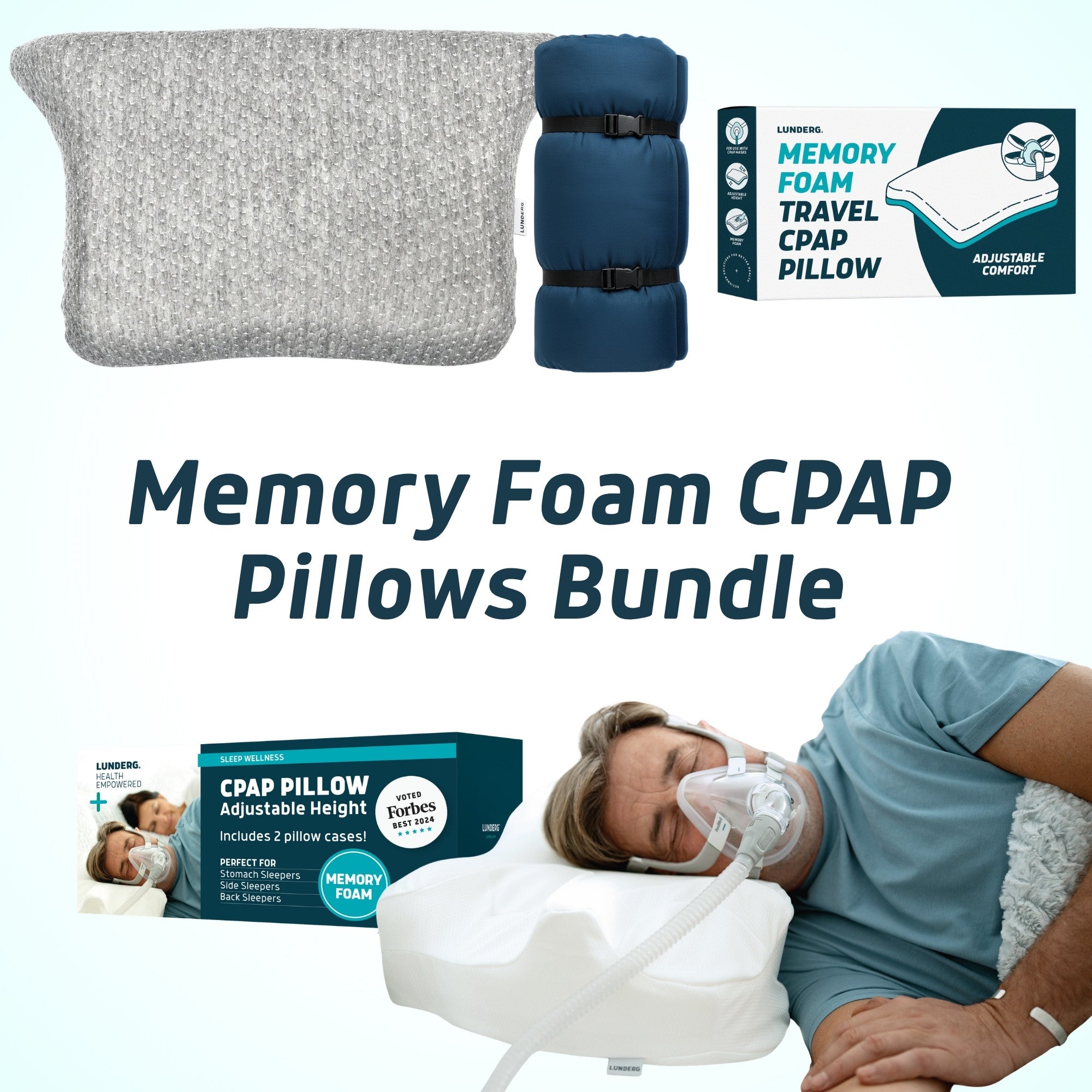 Memory Foam CPAP Pillows Bundle