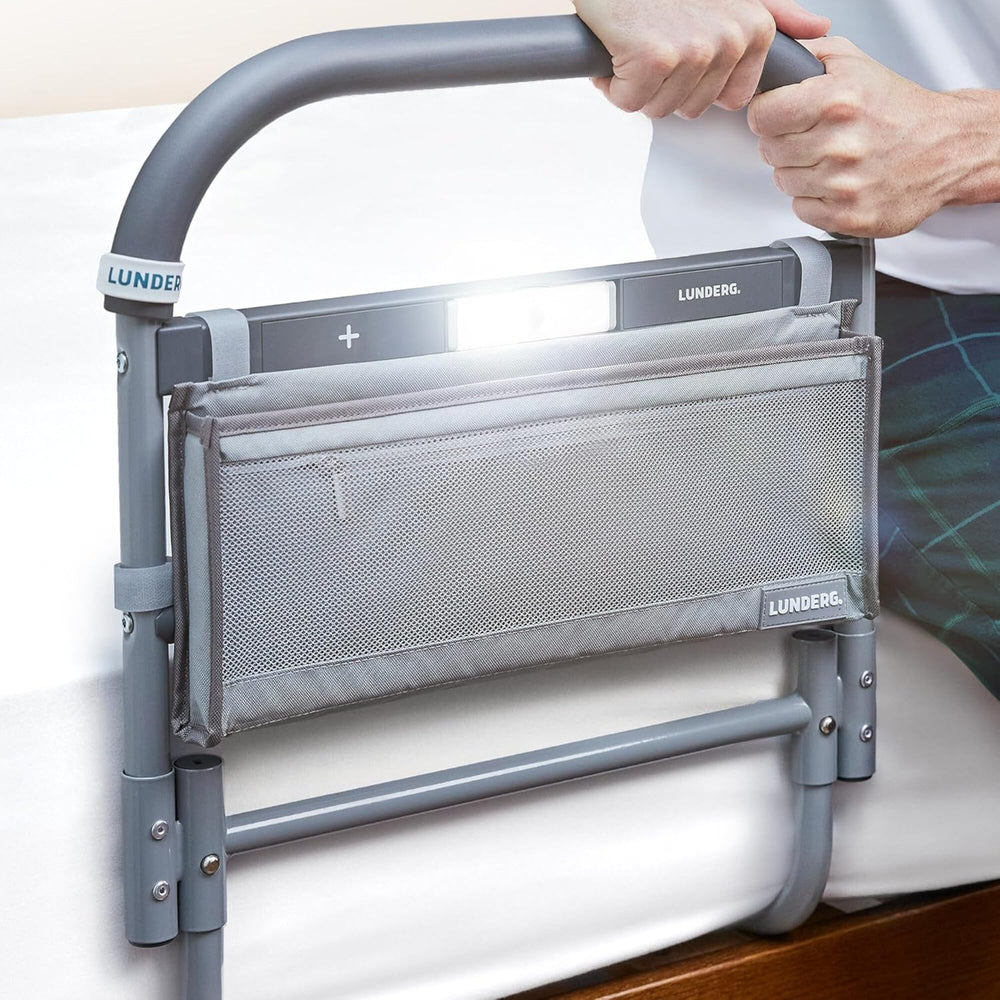 Bed Assist Rails with Motion Light