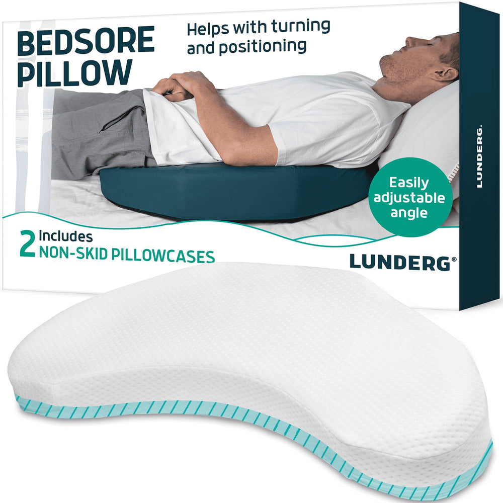 Lunderg positioning pillow for bed sores