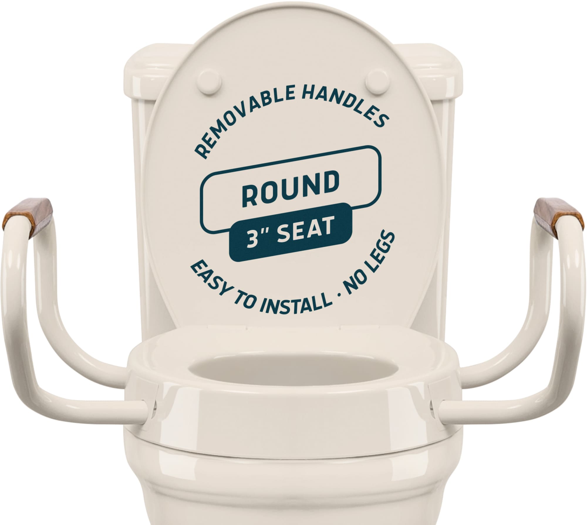 Solva Raised Toilet Seats with Handles