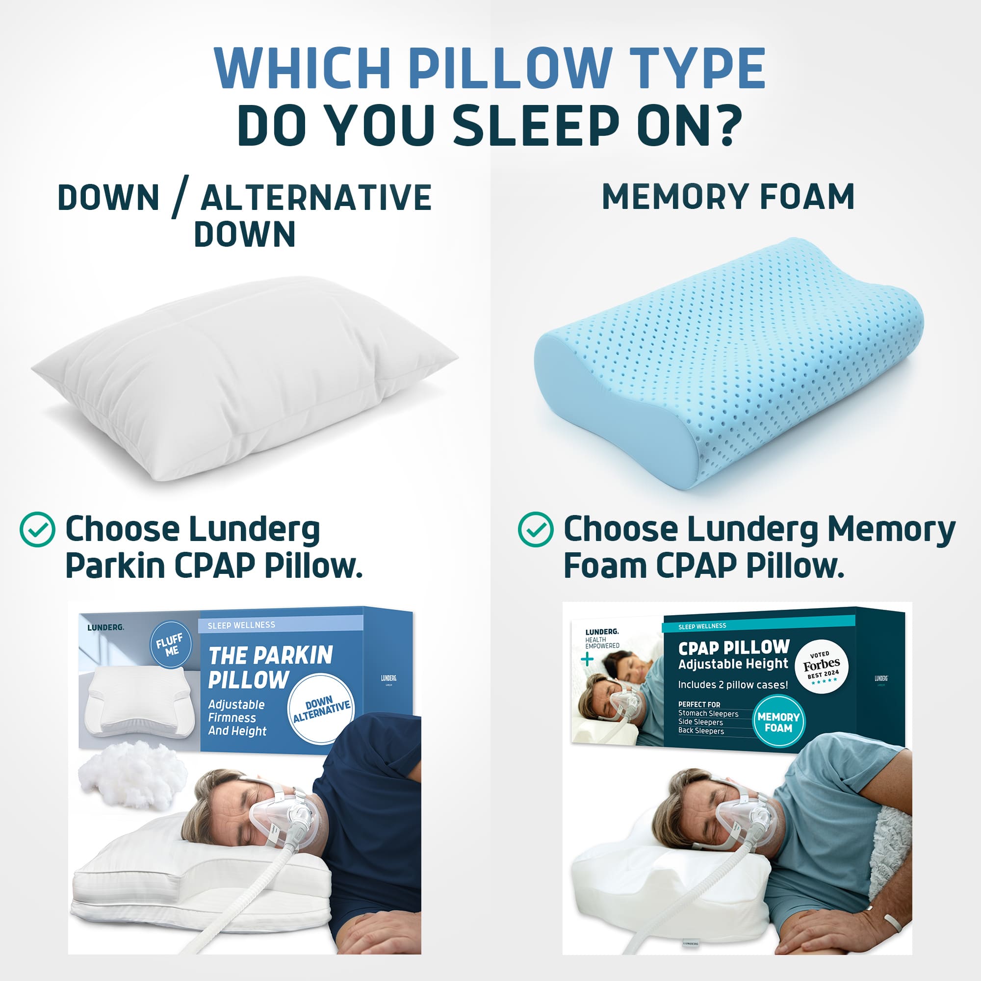 Down Alternative Parkin CPAP Pillow