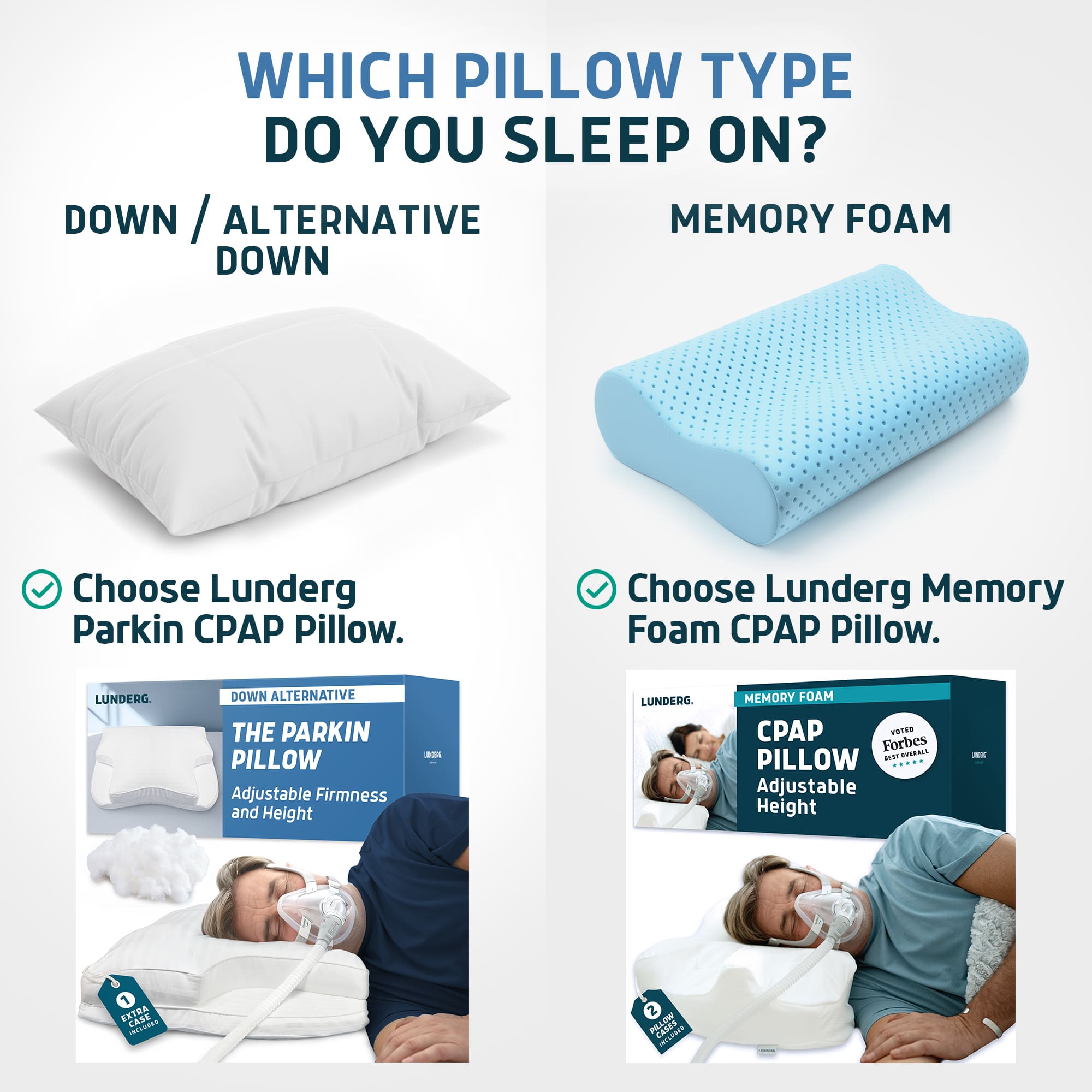 Down Alternative Parkin CPAP Pillow
