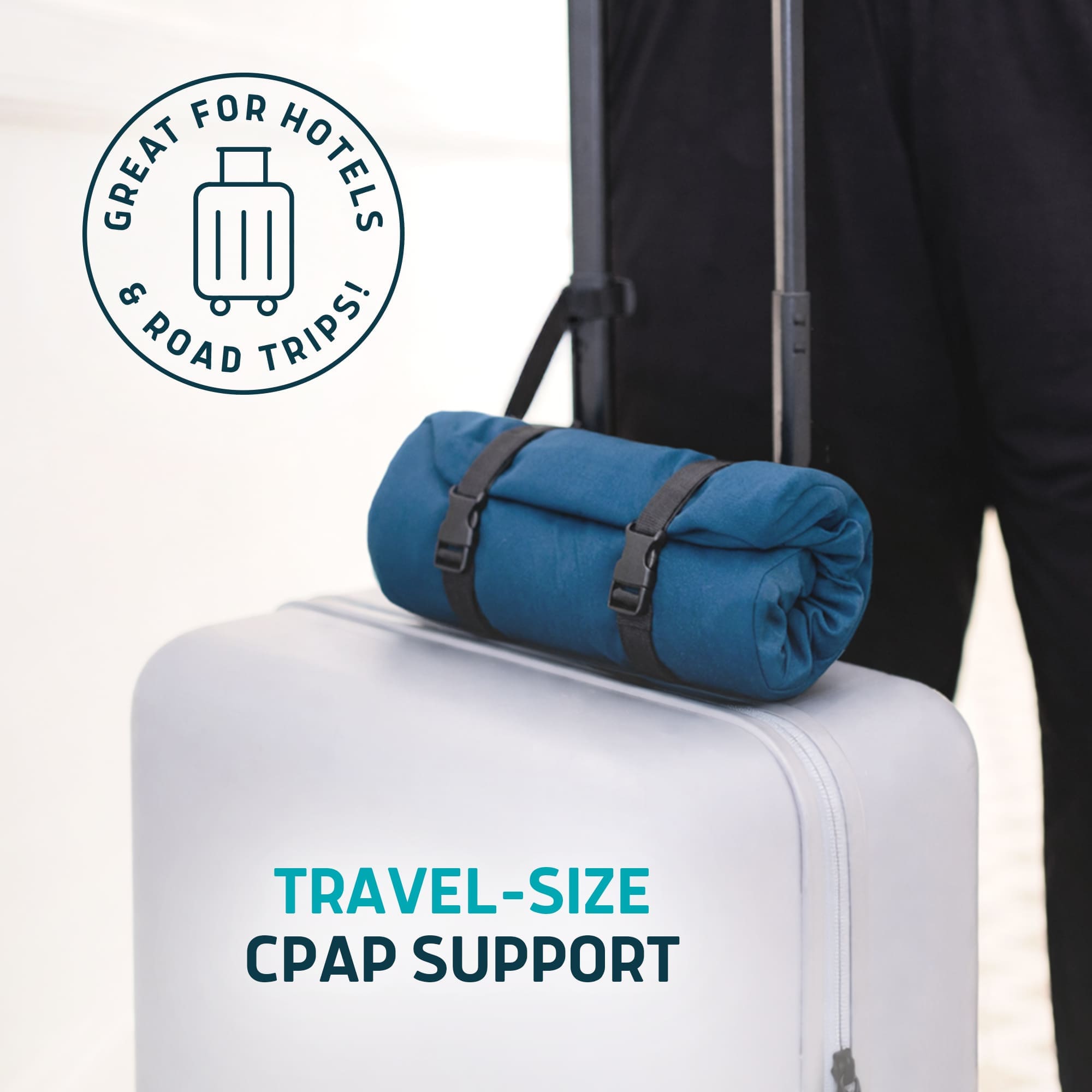Travel-Size Memory Foam CPAP Pillow