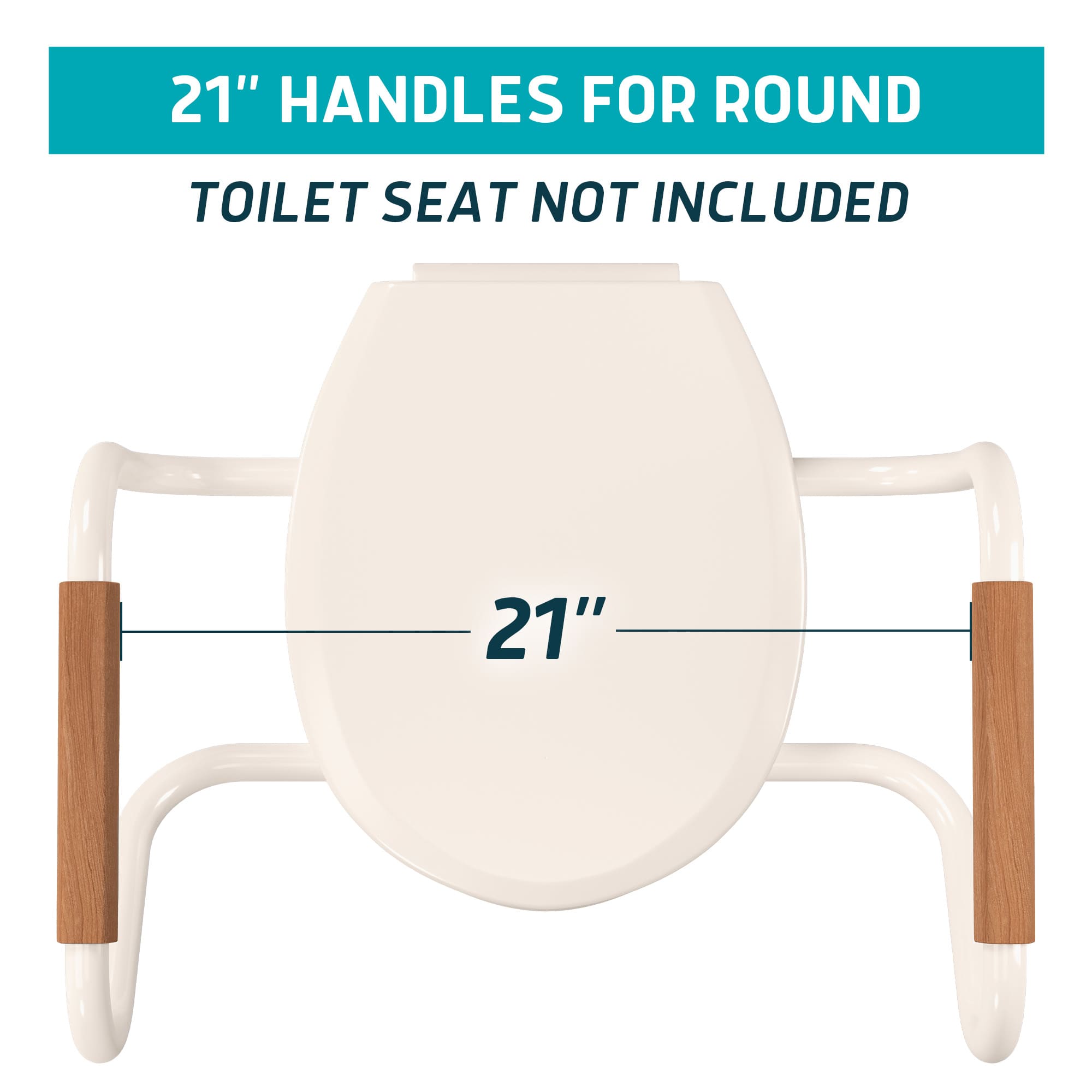 Handrails Replacement for Raised Toilet Seats
