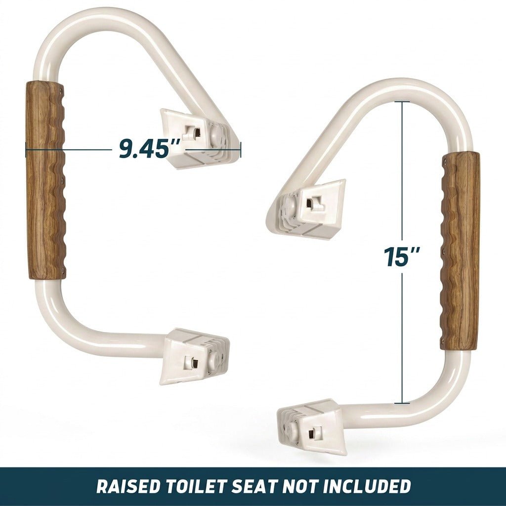 Handrails Replacement for Raised Toilet Seats