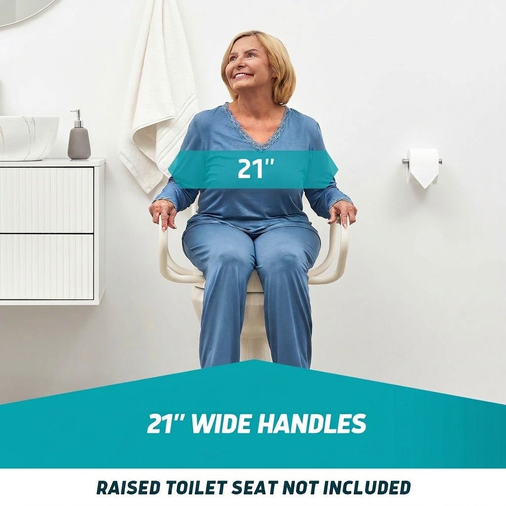 Handrails Replacement for Raised Toilet Seats