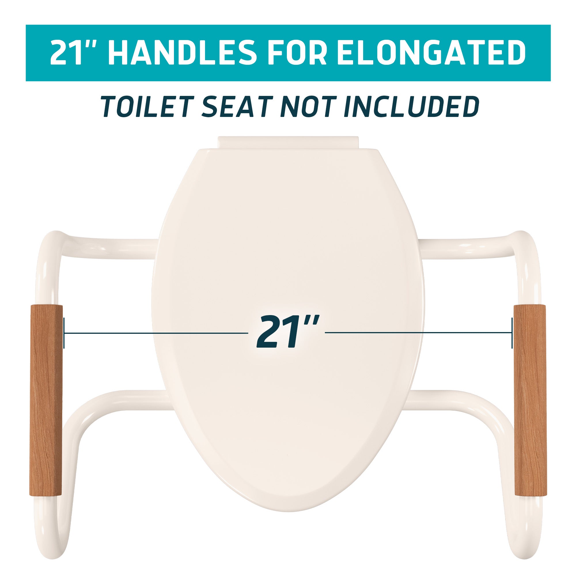 Handrails Replacement for Raised Toilet Seats