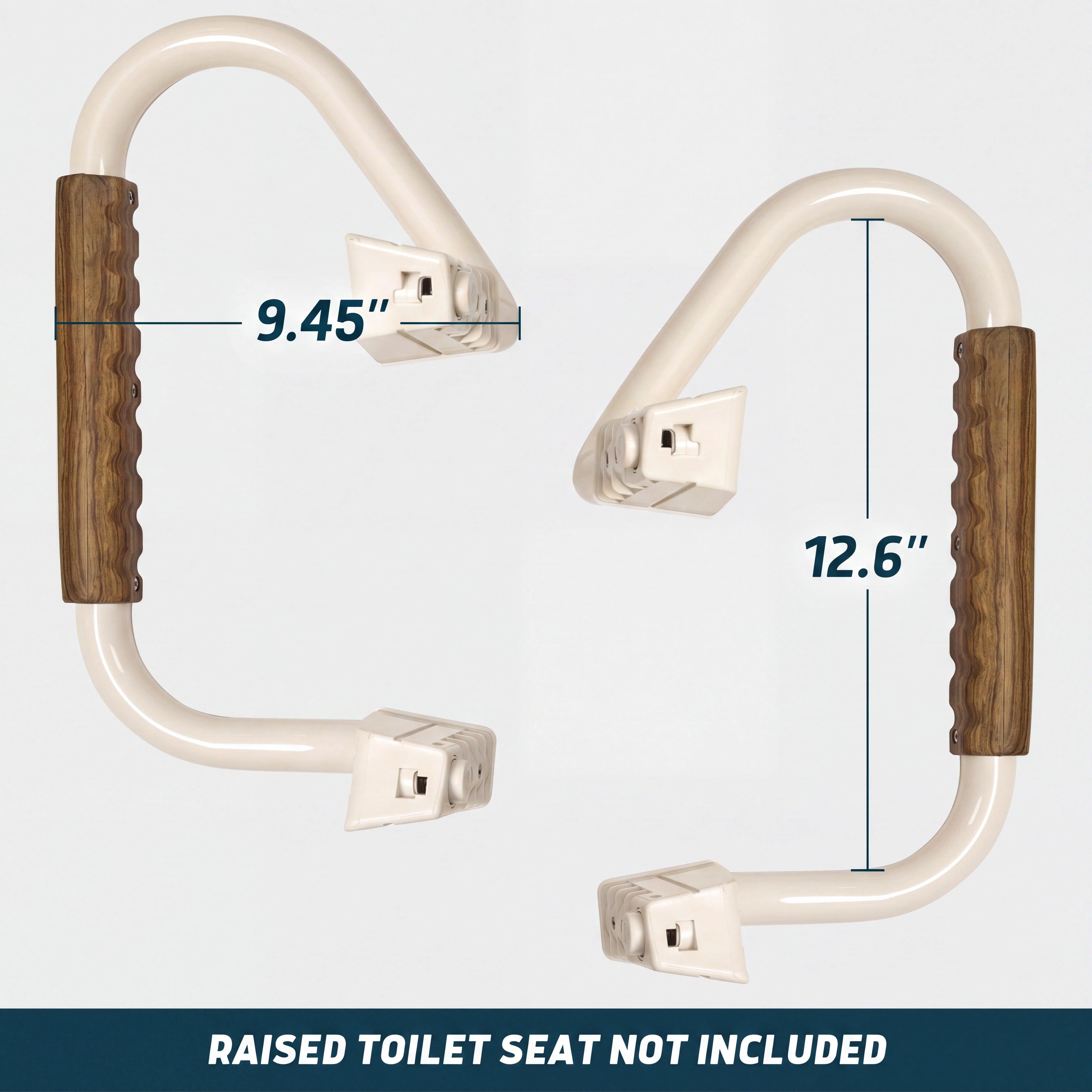 Handrails Replacement for Raised Toilet Seats