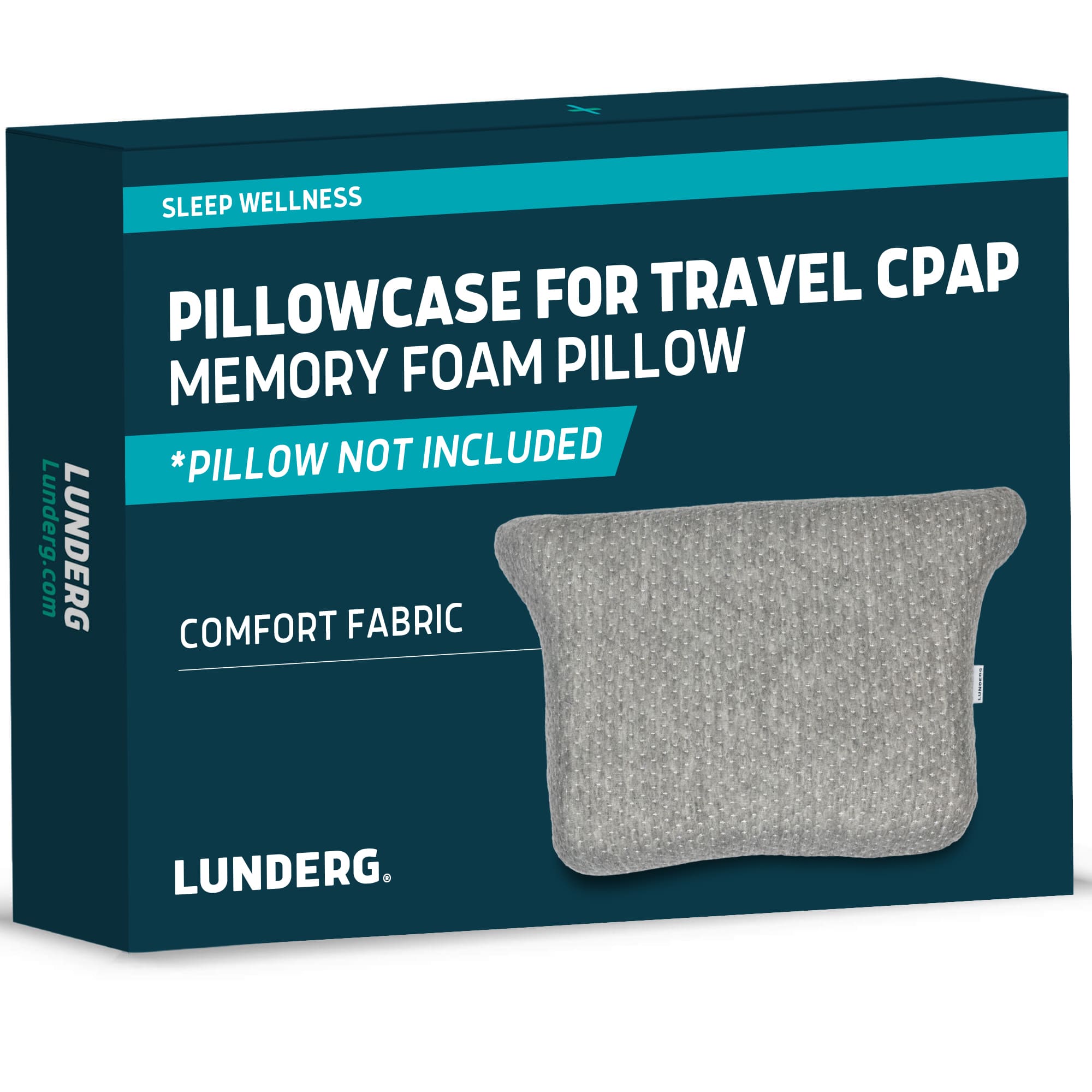 Pillowcase Replacement for Memory Foam Travel CPAP Pillow