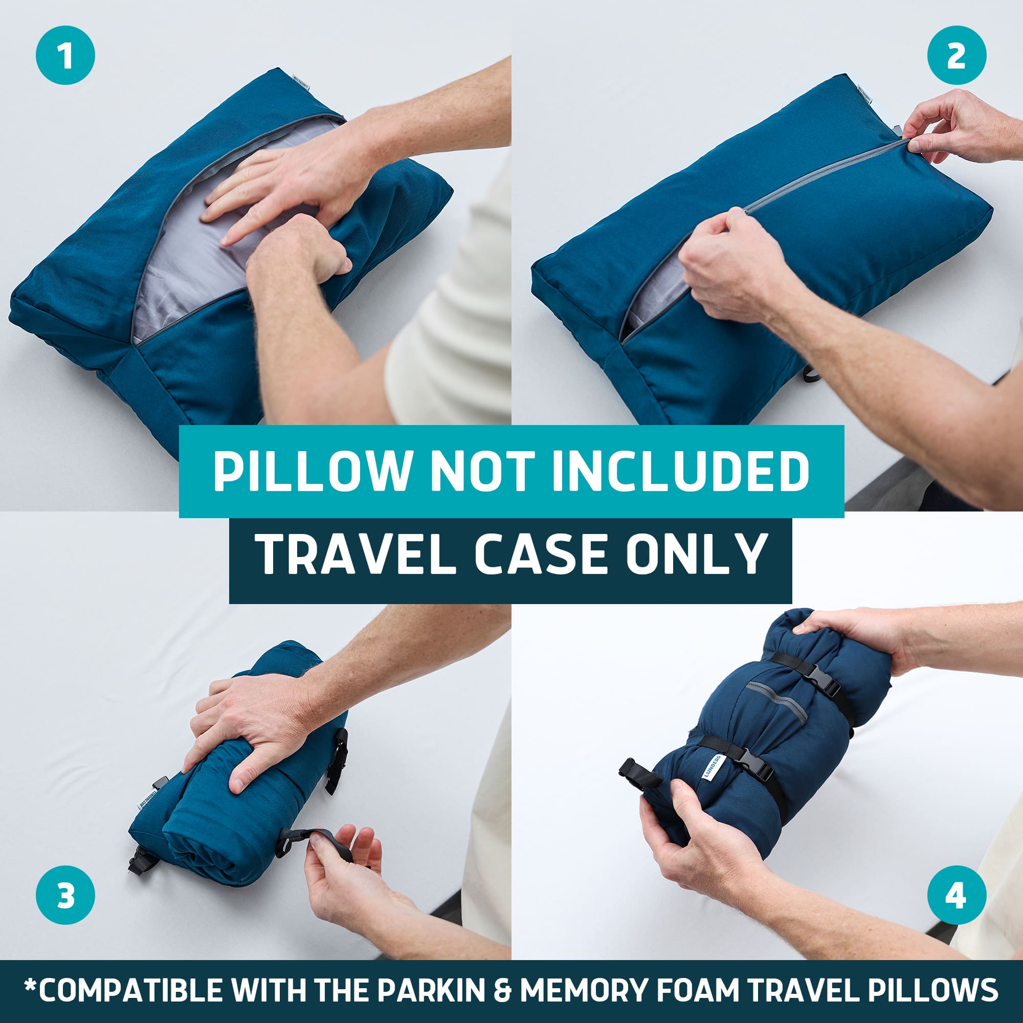 Zip Up Bag Replacement for Travel CPAP Pillow