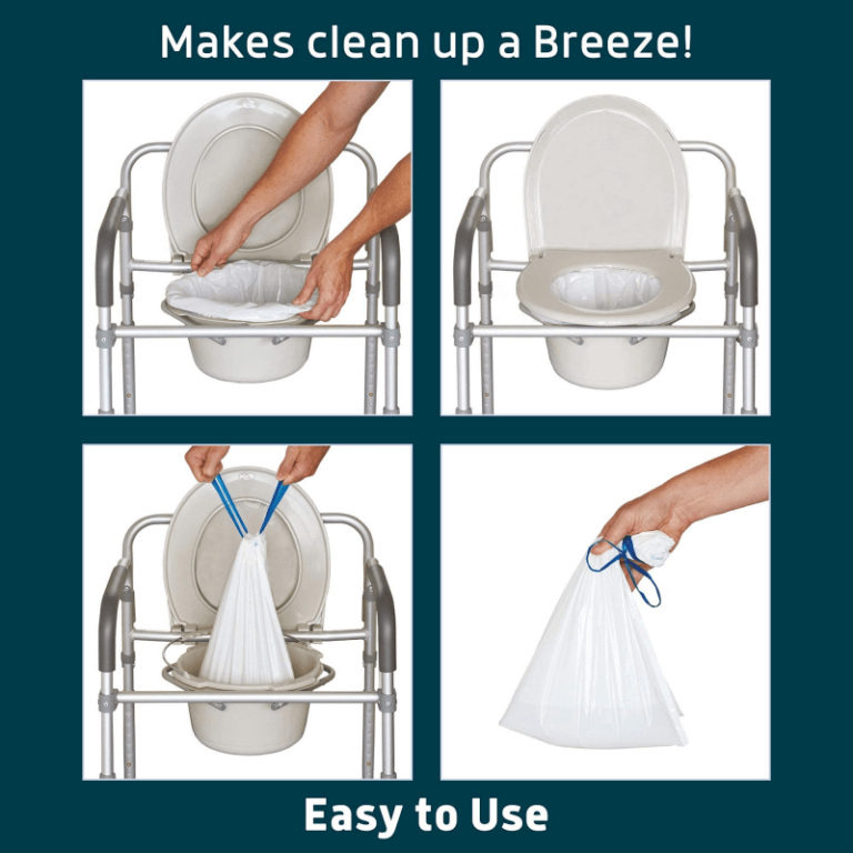 Commode Liners. Durable & Easy to Use Lunderg