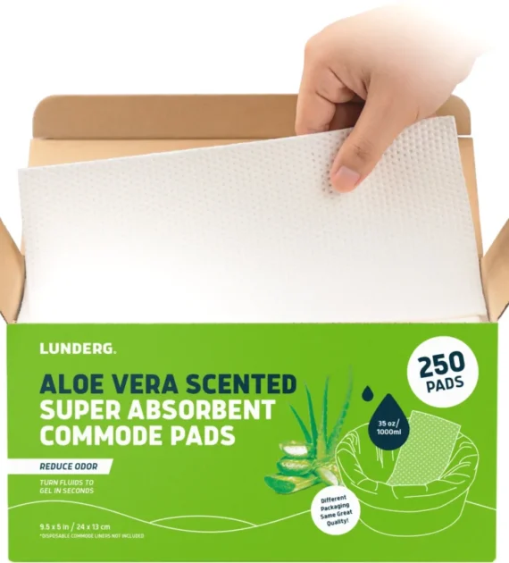 B0B5F8NWNN.MAIN 250 aloe vera commode pads for seniors