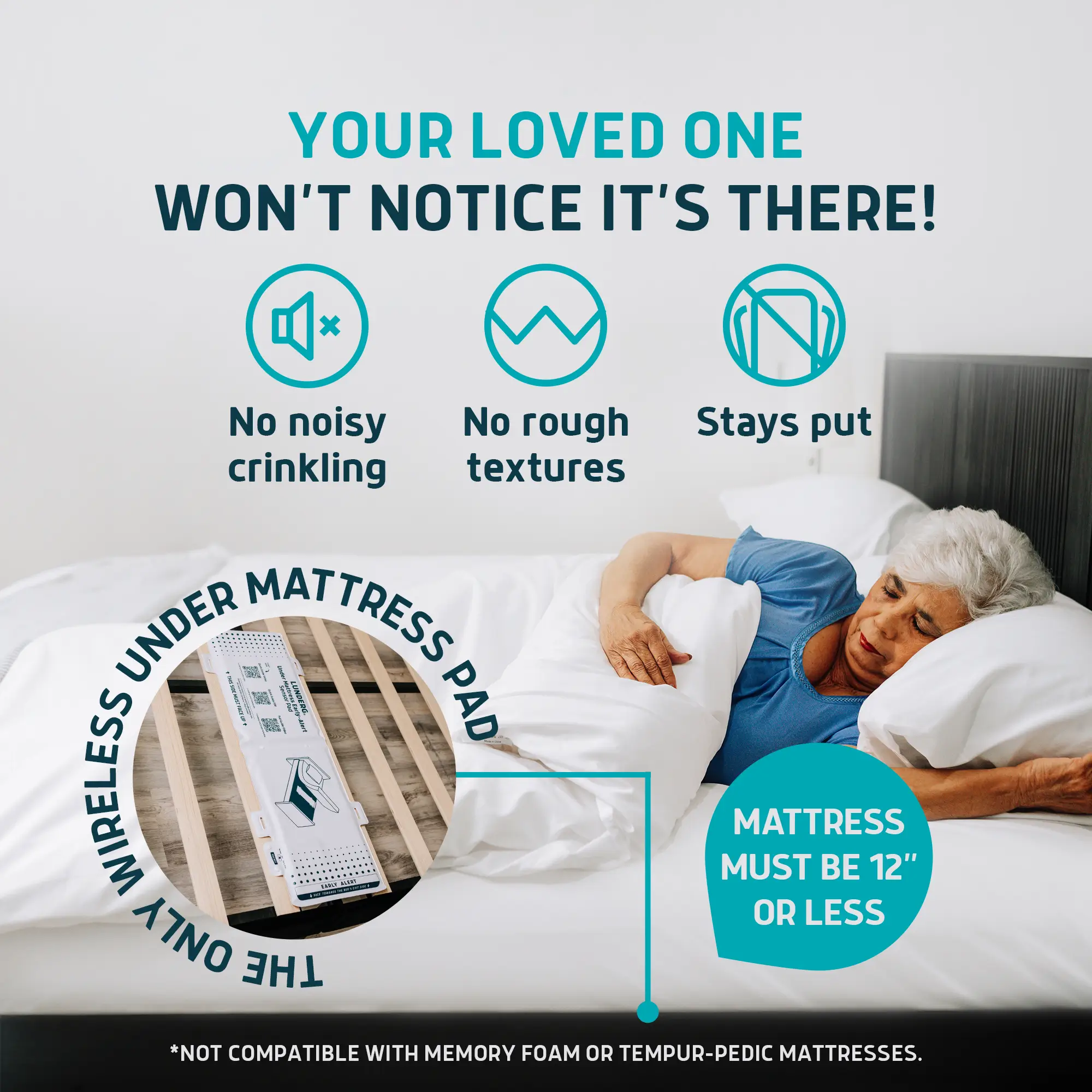 lunderg under mattress alarm