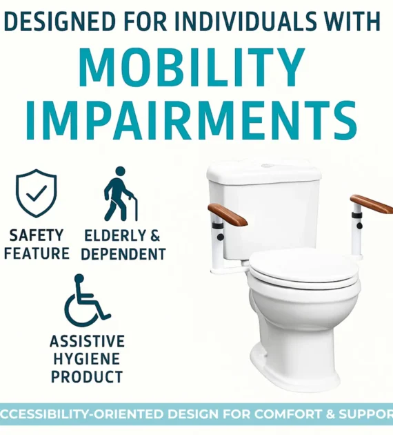 Toilet safety rails mobility impairments
