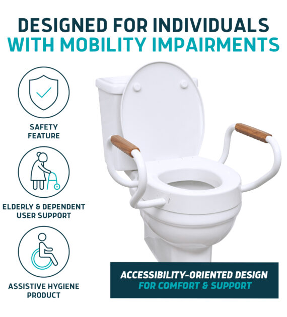 Round Raised Toilet Seat