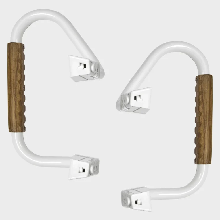 handles for raised toilet seat