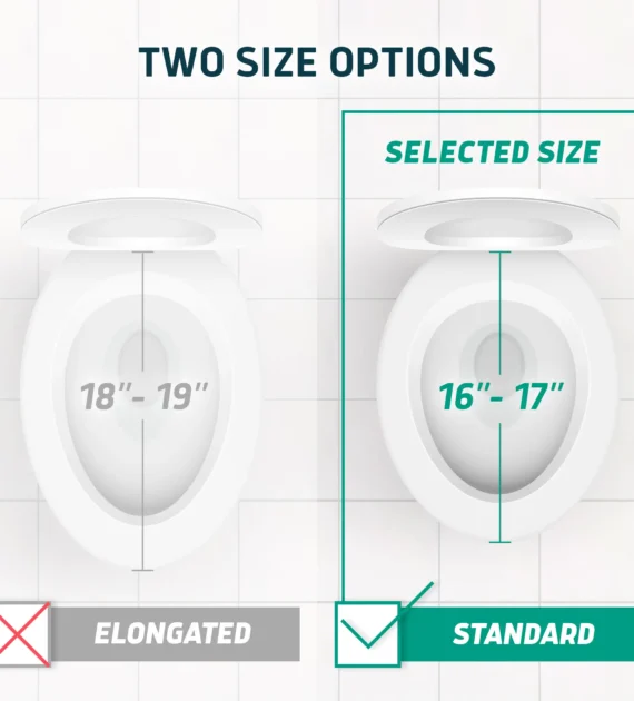 raised toilet seat with arms size options